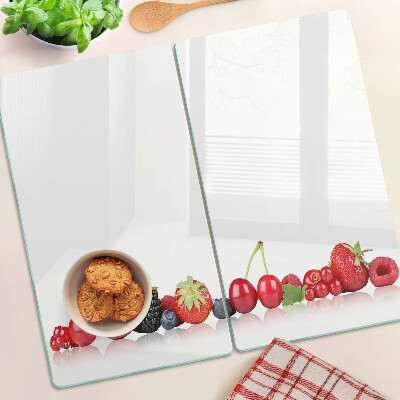 Snijplanken glas Bosvruchten