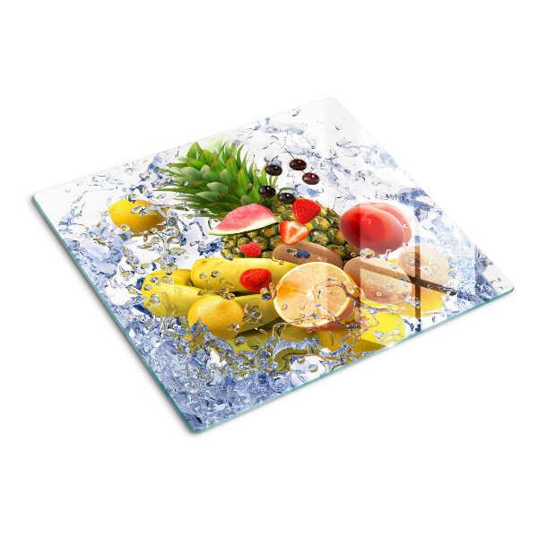 Snijplanken glas Fruit in water