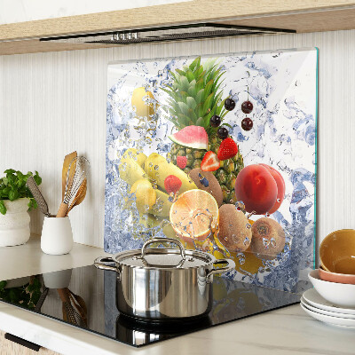 Snijplanken glas Fruit in water