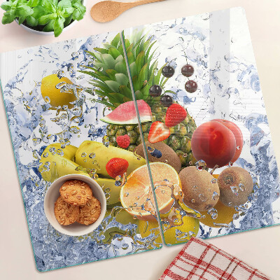 Snijplanken glas Fruit in water