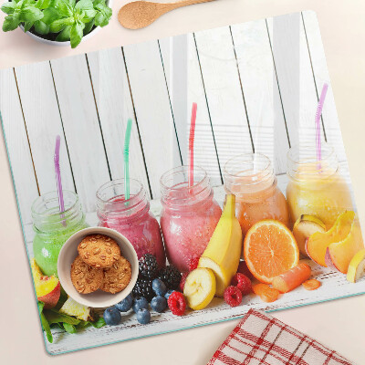Glazen snijplanken Fruitcocktails met toevoegingen