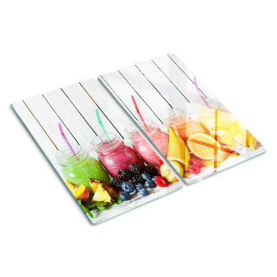 Glazen snijplanken Fruitcocktails met toevoegingen