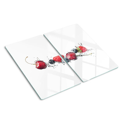 Snijplanken glas Fruit in water