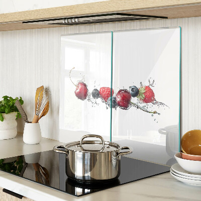 Snijplanken glas Fruit in water