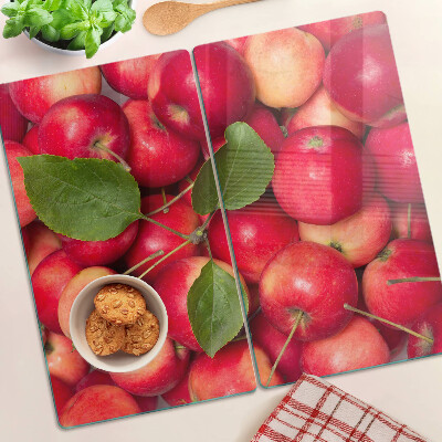 Glazen snijplanken Appels in verschillende tinten
