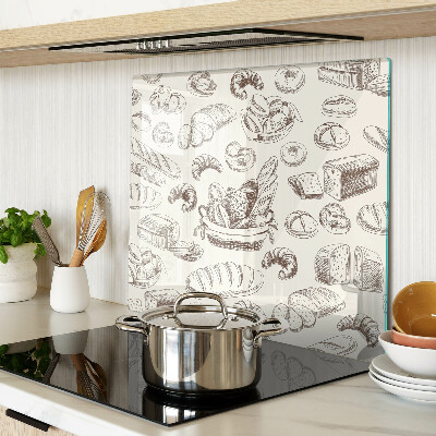 Snijplanken glas Gebak en zoete snacks