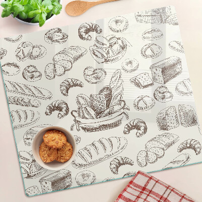 Snijplanken glas Gebak en zoete snacks