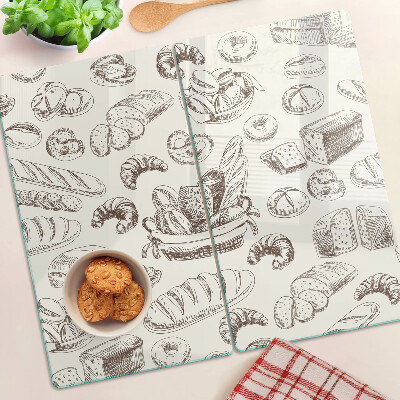 Snijplanken glas Gebak en zoete snacks