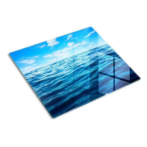 Snijplanken glas Zee en lucht
