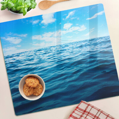 Snijplanken glas Zee en lucht