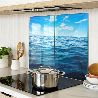 Snijplanken glas Zee en lucht