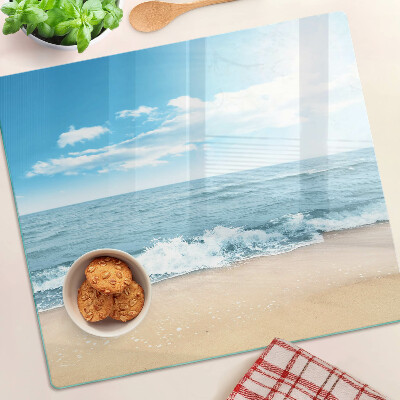 Glazen snijplanken Strand en zee