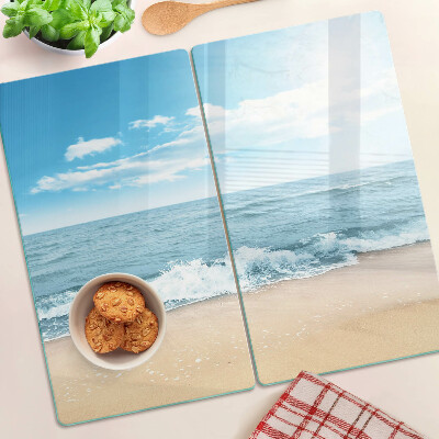 Glazen snijplanken Strand en zee