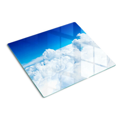 Glazen snijplanken Hemel met wolken