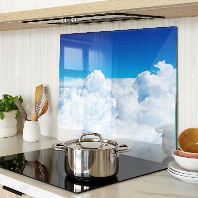 Glazen snijplanken Hemel met wolken