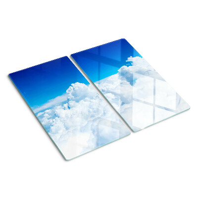 Glazen snijplanken Hemel met wolken