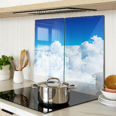 Glazen snijplanken Hemel met wolken