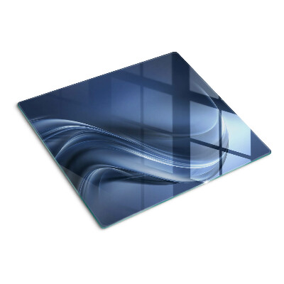 Snijplanken glas Golven in tinten blauw