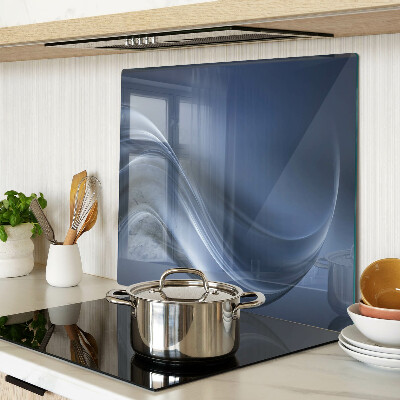 Snijplanken glas Golven in tinten blauw