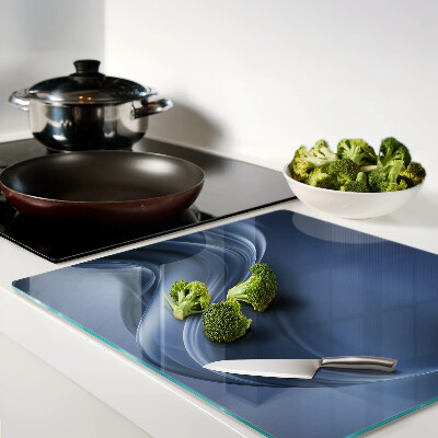 Snijplanken glas Golven in tinten blauw