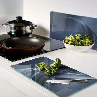 Snijplanken glas Golven in tinten blauw