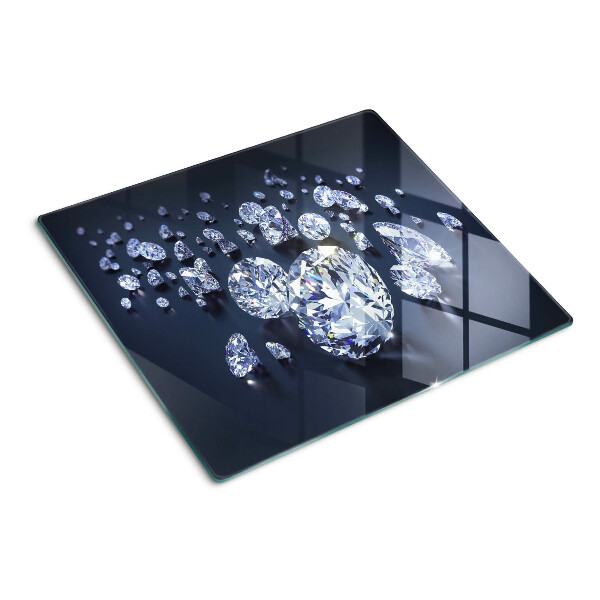 Snijplanken glas Kristallen en diamanten