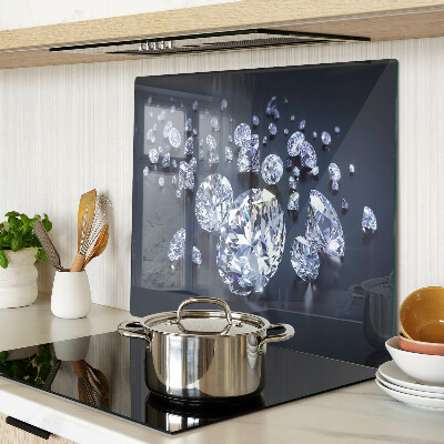 Snijplanken glas Kristallen en diamanten