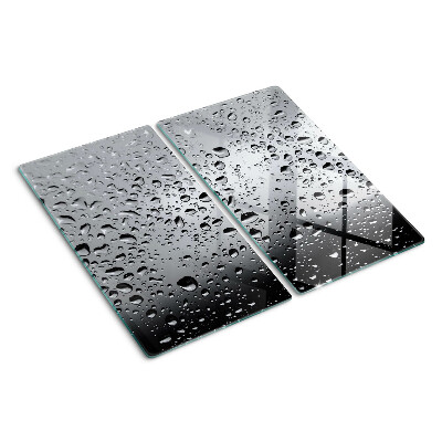 Glazen snijplanken Waterdruppels op glas