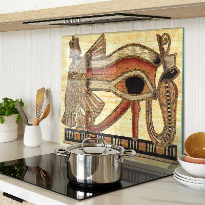 Snijplanken glas Egyptisch hiërogliefmotief