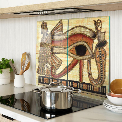 Snijplanken glas Egyptisch hiërogliefmotief