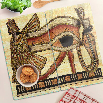 Snijplanken glas Egyptisch hiërogliefmotief