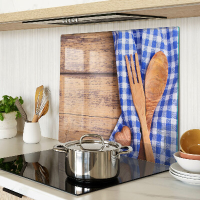 Snijplanken glas Keukenthema met houten accessoires