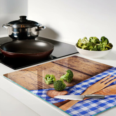 Snijplanken glas Keukenthema met houten accessoires
