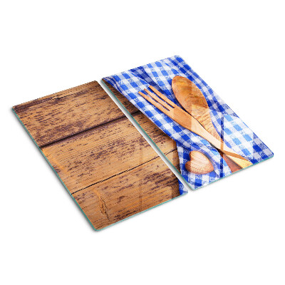 Snijplanken glas Keukenthema met houten accessoires