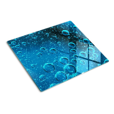 Glazen snijplanken Bubbels in het water