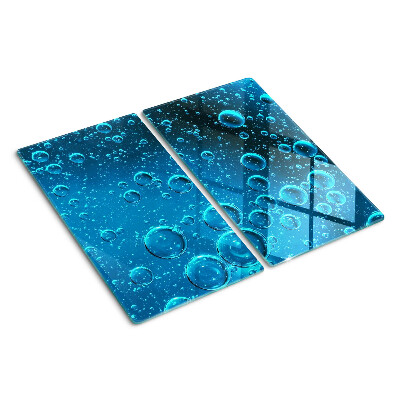 Glazen snijplanken Bubbels in het water