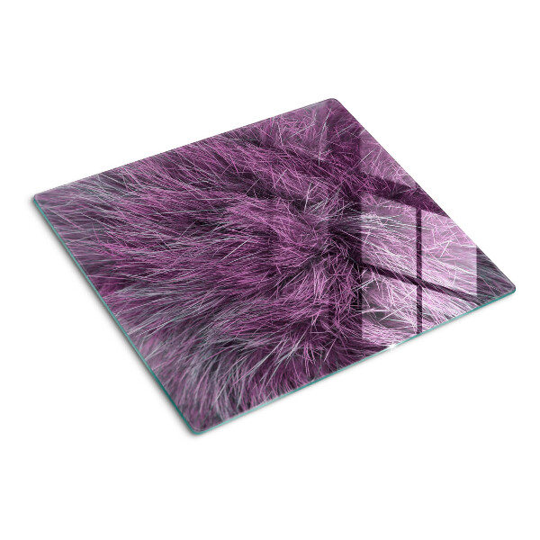 Snijplanken glas Paarse vacht