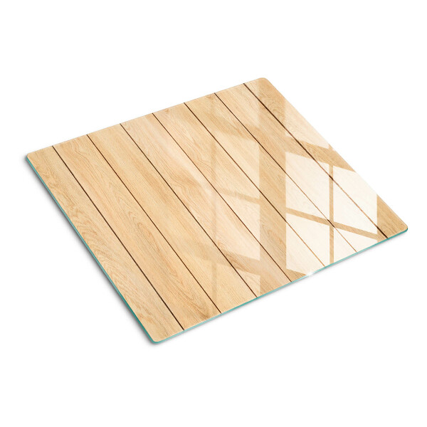 Snijplanken glas Lichtgekleurd houten bord