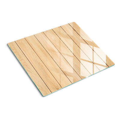 Snijplanken glas Lichtgekleurd houten bord