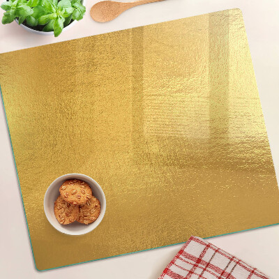 Glazen snijplanken Gouden oppervlak met reflecties