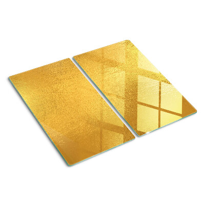 Glazen snijplanken Gouden oppervlak met reflecties