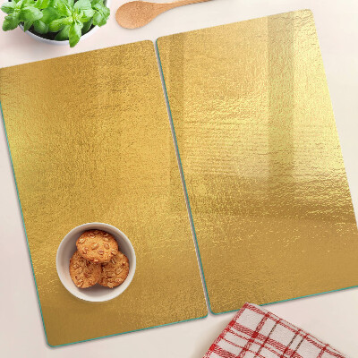 Glazen snijplanken Gouden oppervlak met reflecties