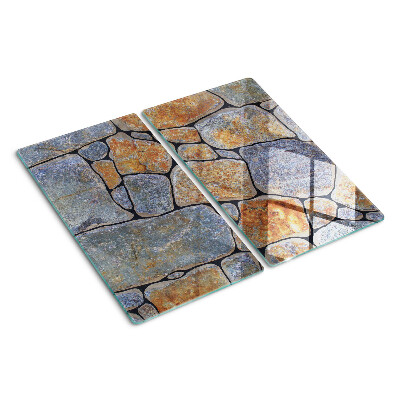 Snijplanken glas Steenpatroon met textuur