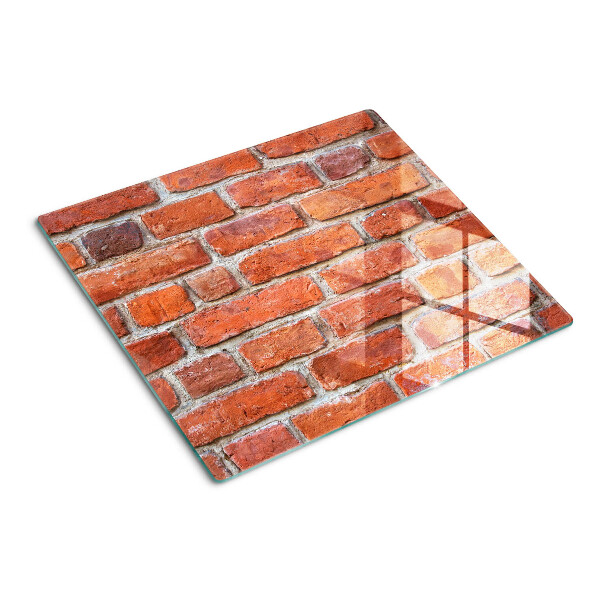 Glazen snijplanken Bakstenen muur