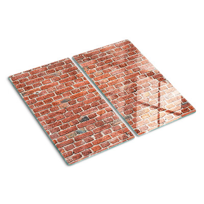 Snijplanken glas Bakstenen muur