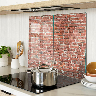 Snijplanken glas Bakstenen muur