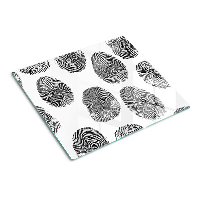 Snijplanken glas Vingerafdrukken