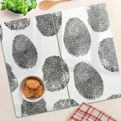 Snijplanken glas Vingerafdrukken