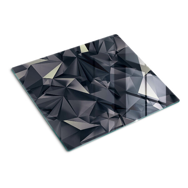 Glazen snijplanken Geometrie in grijstinten
