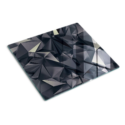 Glazen snijplanken Geometrie in grijstinten
